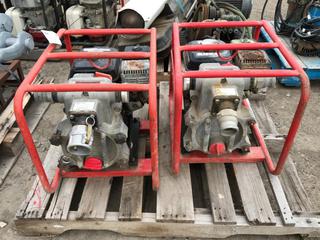 (3) Multi Quip Model # QP-2TH 2x2 Contractor Pumps.