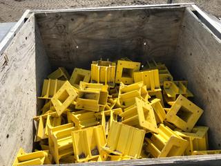 Quantity of Safety Boot Temporary Guard Rail Bases.