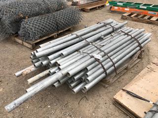 Quantity of Assorted Galvanized Fence Posts.