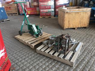 Greenlee 1818 Mechanical Pipe Bender & Cable Puller.  (DOME)