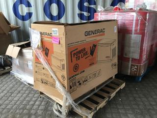 Generac Guardian 24kW LPG/NG Air Cooled Automatic Standby Generator, 306,000-355,000 BTU. *Running Condition Unknown*  (DOME)