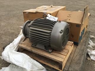 Baldor Electric Motor 20Hp 575V 18.4Amp 60Hz 3 Phase.  (DOME)