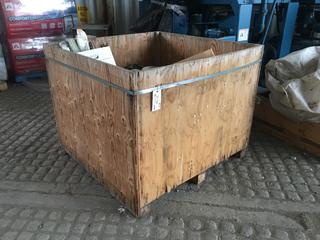 Crate of Welding Cable, Rods, Wire, Gloves, Etc.  (DOME)