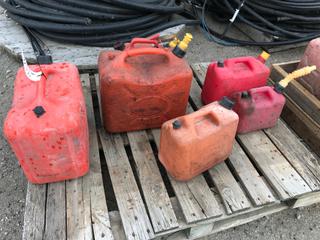 (6) Assorted Gas Cans.