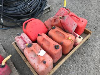 (10) Assorted Gas Cans.