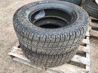 (2) Arctic Claw Winter Xsi M+S Tires LT 265/70R18.