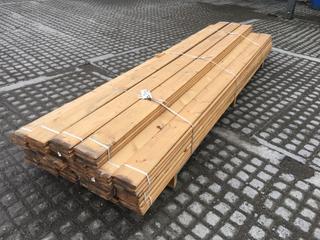 Quantity of Tongue & Groove Pine 5in x 3/4in x 10ft.  (DOME)