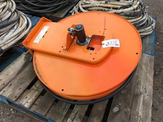 Gleason Reel Model # K321001-6 3000Lb PSI Dual Hose Hydraulic Reel.