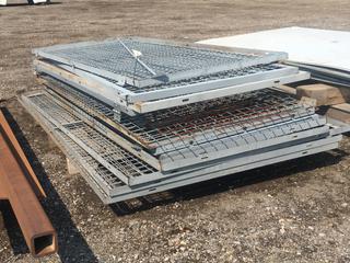 Quantity of Metal/Wire Racks, Approximately 33in x 80in.