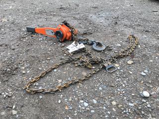 1 1/2 Ton Chain Hoist.