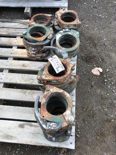 Concrete Pipe Clamps c/w Gaskets.