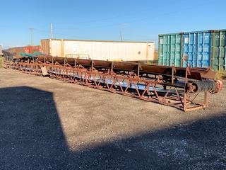 71ft Rubber Belt Dirt and Aggregate Conveyor.