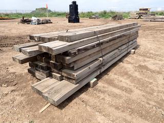 Qty of Assorted Length 12 In. X 3 In. and 8 In. X 3 In. Planks, Lengths Up to 12 Ft.  (WF)