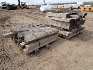 Assorted Length 12 In. X 4 In. and 12 In. X 6 In. Planks c/w 4 In. x 6 In. Pieces Of Dunnage, Approx. 4 Ft. (L)  (NF)