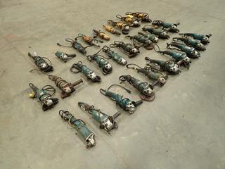 Assorted Makita and DeWalt Grinders *Note: Parts Only*  (T-4-2)