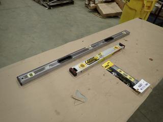 Stanley 48 In., 24 In. And 9 In. Levels  (Y-3-3)