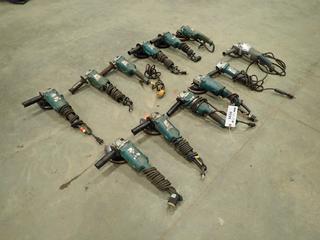 Assorted Makita 120V Angle Grinders and Mastercraft Maximum 120V 5 In. Angle Grinder  (O-2-3)