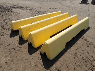 (4) Jersey Barriers, 10 Ft. X 16 In. X 18 In.