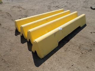 (4) Jersey Barriers, 10 Ft. X 16 In. X 18 In.