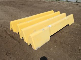 (4) Jersey Barriers, 10 Ft. X 16 In. X 18 In.