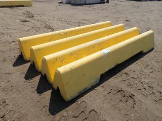 (4) Jersey Barriers, 10 Ft. X 16 In. X 18 In.