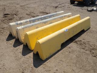 (4) Jersey Barriers, 10 Ft. X 16 In. X 18 In.