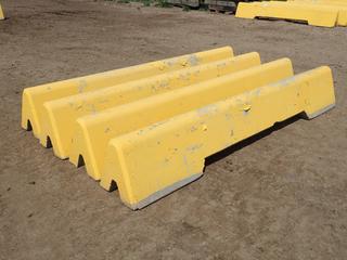 (4) Jersey Barriers, 10 Ft. X 16 In. X 18 In.