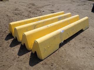 (4) Jersey Barriers, 10 Ft. X 16 In. X 18 In.