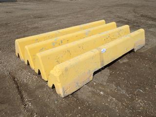 (4) Jersey Barriers, 10 Ft. X 16 In. X 18 In.