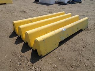 (4) Jersey Barriers, 10 Ft. X 16 In. X 18 In.