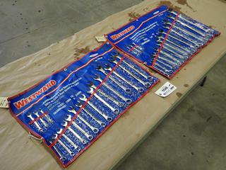 Westward 16pc Combination Wrench Set c/w Westward 18pc Metric Combination Wrench Set  (Y-2-3)
