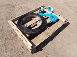 Unitran Mfg. Pallet Puller, Model PP100, 1,000 lbs. Capacity and Roll of 1/2 In. Banding