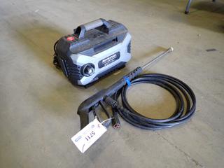 Simoniz Model VE20 1800 PSI Platinum Series Pressure Washer, 120V, 13A, 60HZ, Single Phase w/ Hose and Wand  (l-3-3)