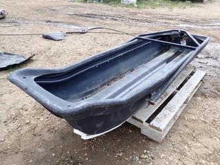 Equinox TrailBoggan Tow-Behind Cargo Sled, 90 In. X 27 In., *Note: Teflon Runner Crack*