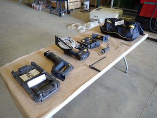 MasterCraft 18V Cordless Hand Tools, Including: Orbital Jigsaw, Reciprocating Saw,  Circular Saw, Flashlight and More  (F-1)