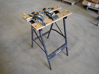 Ultra Steel Portable Work Bench, c/w  Band it Tools  (P-1-1)
