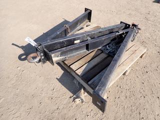 (2) Trailer Pintle Hitches, 5 Ft. X 38 In.