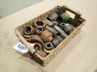 Assorted Sized Sockets  (F-1)