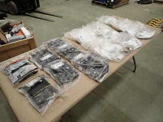 Assorted Unused Supplies, Parts and Hardware, Including: 3M Fall Protection Anchor Connector Rings and Back Pads for Miner Belts, Cat 4400/BK  (F-1)