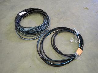 Qty of Eaton Aeroquip 414 Bar, 6000 PSI and Continental Artic LR16SC-04, 5800 PSI Water Hoses, *Note: Unknown Lengths*  (R-3-3)