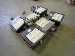 (6) LED Shoe Box Light Fixtures, Model RL-SB-300W-CREE-HV, 300W, 50/60HZ, w/  Mission Work Light