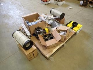 Assorted Parts, Hardware and Supplies, Including: Automotive Filters, Rubber Drag Shoes, Water Outlet Tubing and More  (S-3-3)