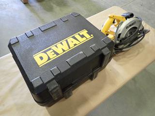 DeWalt Model DW359 7 1/4 In. Circular Saw, 120V, 15A, 5,500 RPM, SN 3540  (G-2)