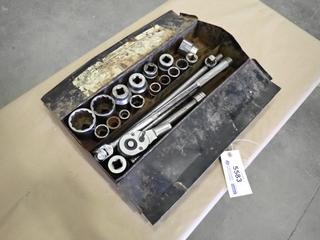 Westward Model SK3421 Ratchet and Socket Set  (G-2)