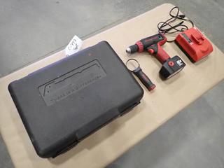 Snap-On Model CDR4850 1/2 In., 18V Cordless Drill/Driver, SN 11365169, c/w 18V Battery, Snap-On Model CTC620 18V Battery Charger and Carrying Case  (G-2)