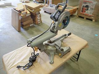 Mastercraft Maximum Model 55-6884-0, 10 In. Sliding Compound Mitre Saw w/ Hawkeye Laser Line, 120V, 15A, 60HZ, SN W071605  (J-1-2)