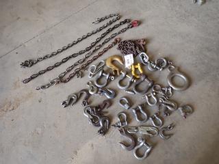 Assorted Hooks, Clevises and Chains  (P-3-2)