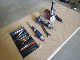 Assorted Air Tools, Including: Sander, Grinder, Snap-On Blue-Point AT190 Saw  (B-2)