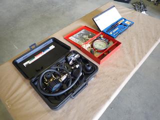 Snap-On Shop Air Cooling System Tester, Part SVTS263A, Snap-On Vacuum and Fuel Pump Gauge and Power Probe Multipurpose Butane Soldering Kit, Part PPSK  (B-2)