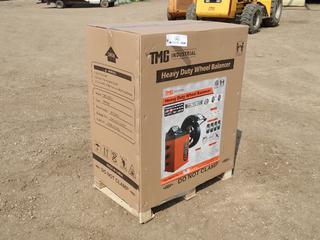 Unused TMG Industrial Model TMG-WB24 Heavy Duty Wheel Balancer w/ 115V, 8A, 39 3/8 In. Max. Tire Diameter and 10 In. - 24 In. Rim Diameter 